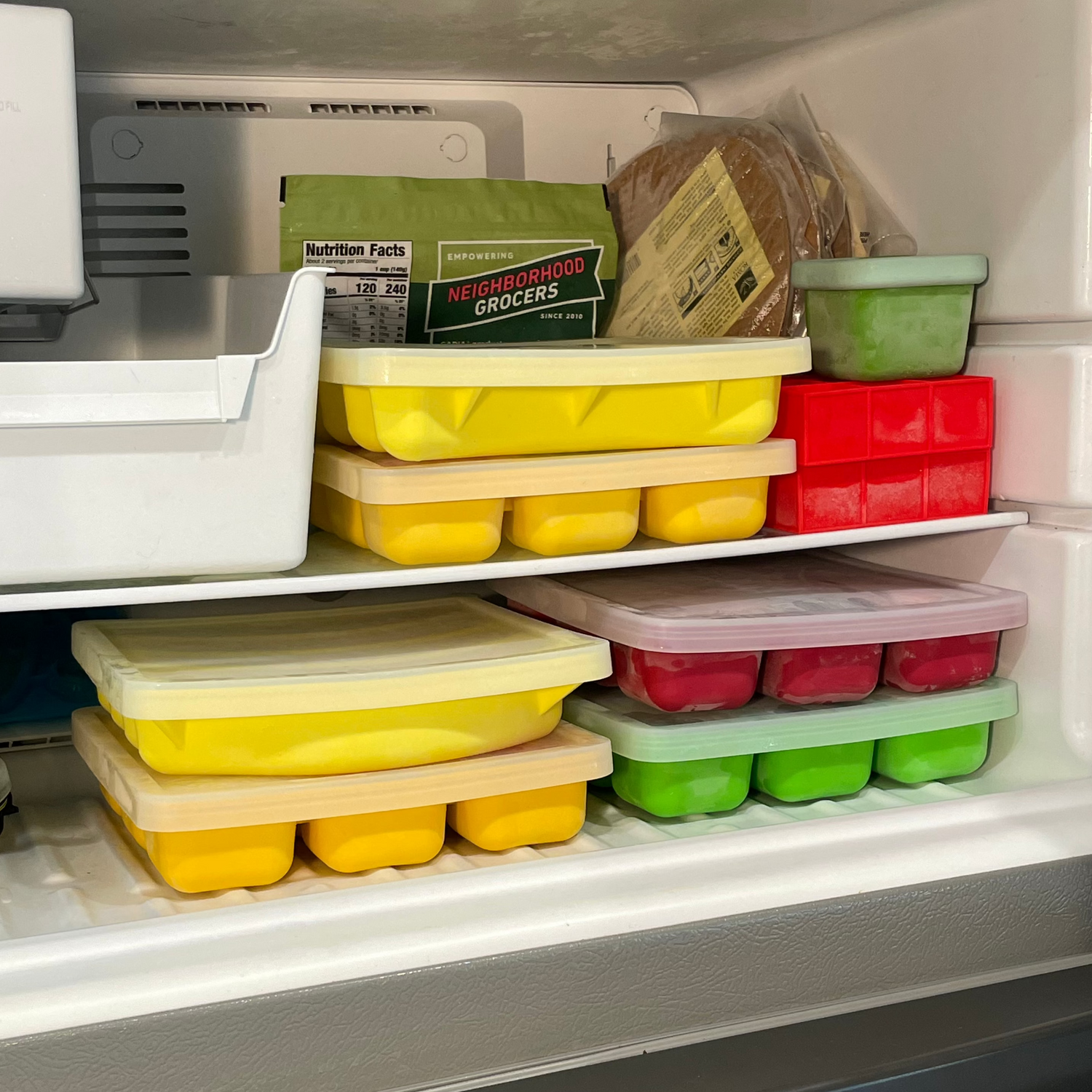 Half Cup Freezer Tray for Smoothies