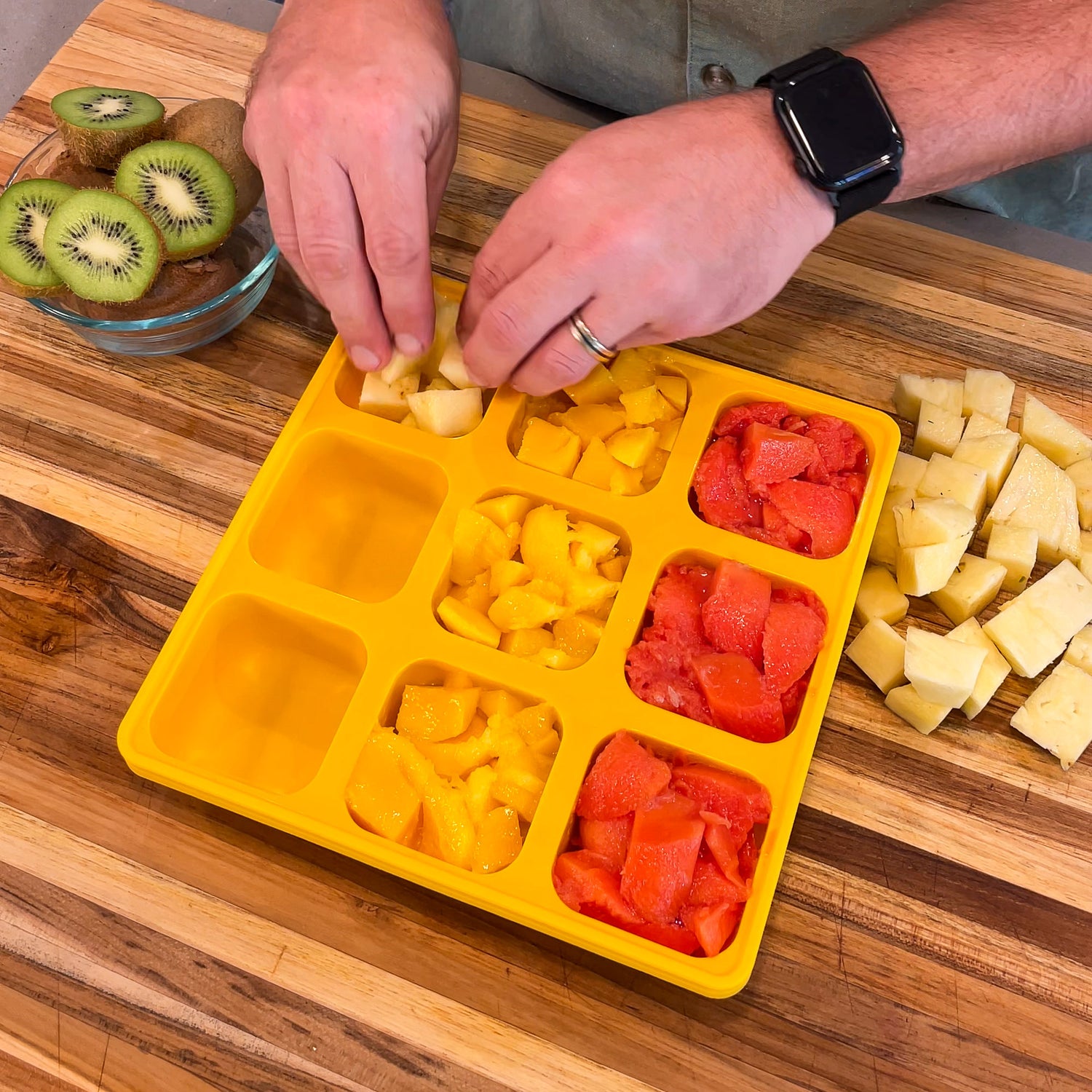 Half Cup Freezer Tray for Smoothies